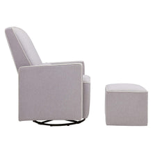 Load image into Gallery viewer, Upholstered Swivel Glider Feeding Chair
