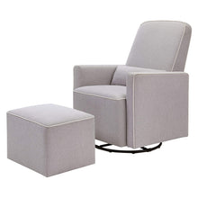 Load image into Gallery viewer, Upholstered Swivel Glider Feeding Chair
