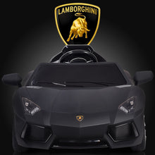 Load image into Gallery viewer, Kid&#39;s Licensed Lamborghini Aventador Remote Control Electric Ride-On Car
