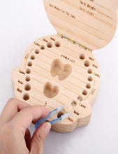 Load image into Gallery viewer, Baby Tooth Wooden Box Organizer
