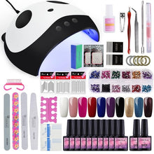 Load image into Gallery viewer, Home Salon Nail  Gel Polish Manicure Art Kit
