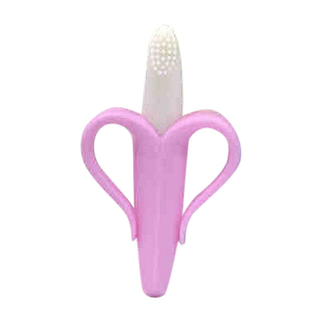 Silicone Banana Toothbrush Teether