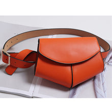 Load image into Gallery viewer, Leather Bum Pouch Fanny Pack
