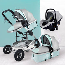 Load image into Gallery viewer, Luxury All-in-One Baby Stroller Travel System
