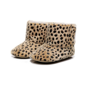 Baby Non-slip Soft-Soled Faux Fur Knitted Boots