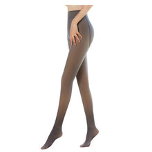 Load image into Gallery viewer, Translucent Warm Fleece Pantyhose
