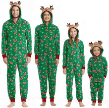 Load image into Gallery viewer, Christmas Hooded Deer Romper Family Matching Jumpsuits
