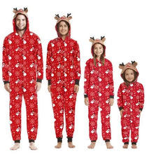 Load image into Gallery viewer, Christmas Hooded Deer Romper Family Matching Jumpsuits
