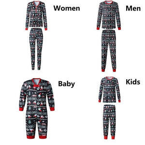 Christmas Theme Family Nightwear Outfit Set