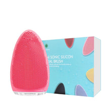 Load image into Gallery viewer, Ultrasonic Deep Cleansing Facial Silicone Brush
